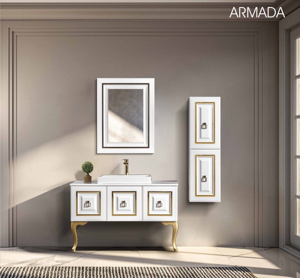 BANYO DOLABI ARMADA BEYAZ - BOY DOLABI 
